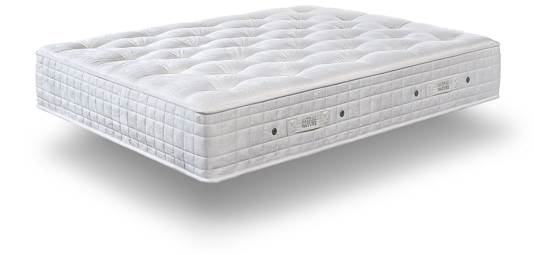 Colchón Tabit Double Confort de Astral Nature blanco y esponjoso