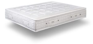 Colchón blanco y acolchado en cuadrilé Nerva Firm de Astral Nature