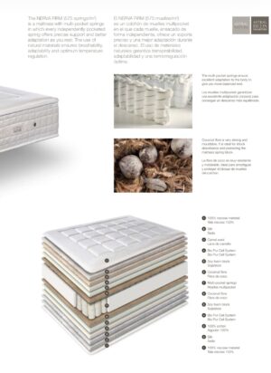 Colchón Astral Nature Nerva Firm (Artesanal Natural) 4 Ficha técnica del colchón Nerva firm de Astral Nature