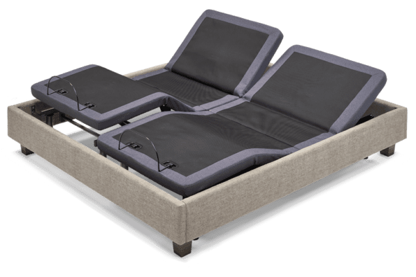 Cama Articulada Auriga Superba 4 Auriga Superba articulado eléctrico tapizado de lujo con luz ambiental y masaje vibratorio