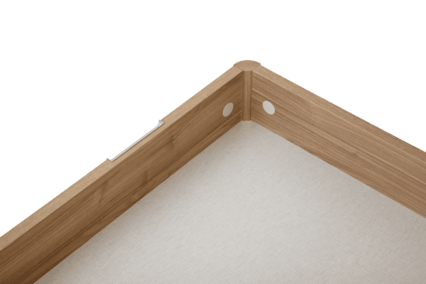 Detalle del interior del canapé abatible Sonpura Nuit