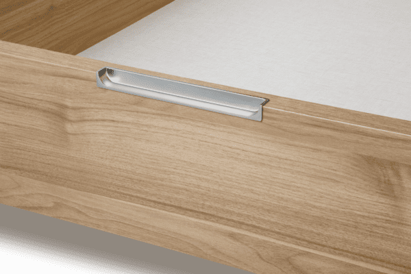 Detalle del tirador del canapé abatible Sonpura Nuit